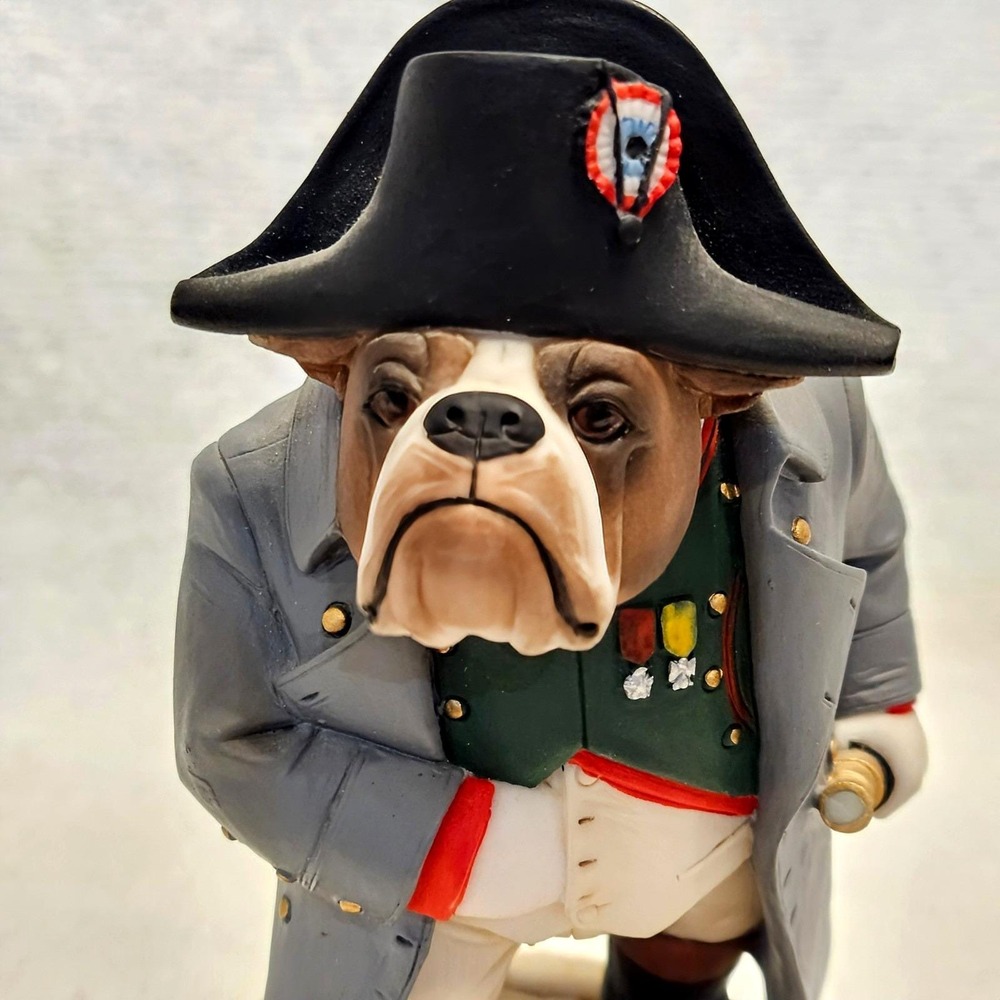 Rare Robert Harrop CC121 Napoleon Bulldog Doggie People Retired 2004 HandPainted - Picture 7 of 15